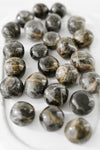 Black Moonstone Tumbled Stone