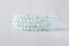 5mm Faceted Green Angelite Luxe Bracelet