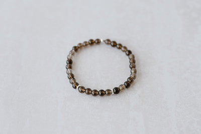 6mm Smoky Quartz Bracelet