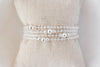 4mm Clear Quartz Luxe Bracelet