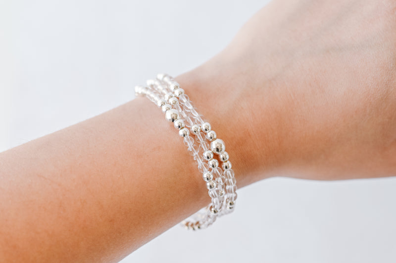 Clear Quartz Serendipity Bracelet