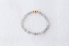 4mm Labradorite Gold Accent Luxe Bracelet
