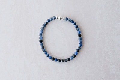 4mm Sodalite Luxe Bracelet