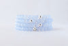 6mm Blue Lace Agate Luxe Bracelet