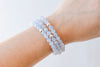 6mm Blue Lace Agate Luxe Bracelet