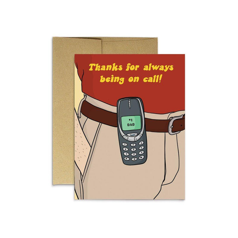 Dad 'Thanks For Being On Call' Card - Catalyst & Co
