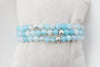 6mm Aqua Blue Agate Bracelet - Catalyst & Co