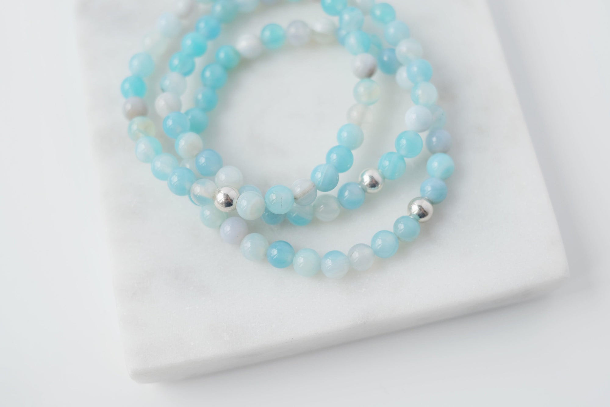 Light clearance blue agate