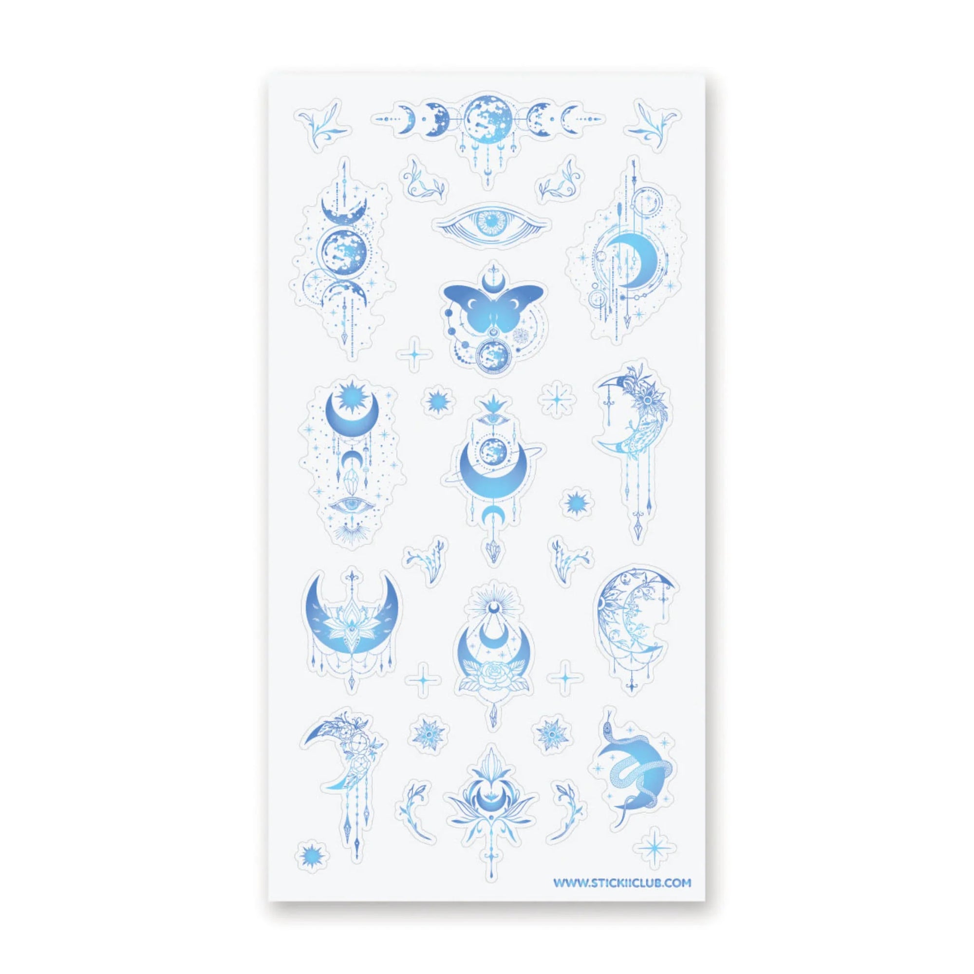 Holo Moons Sticker Sheet
