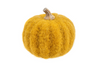 Medium Ochre Felt Pumpkin