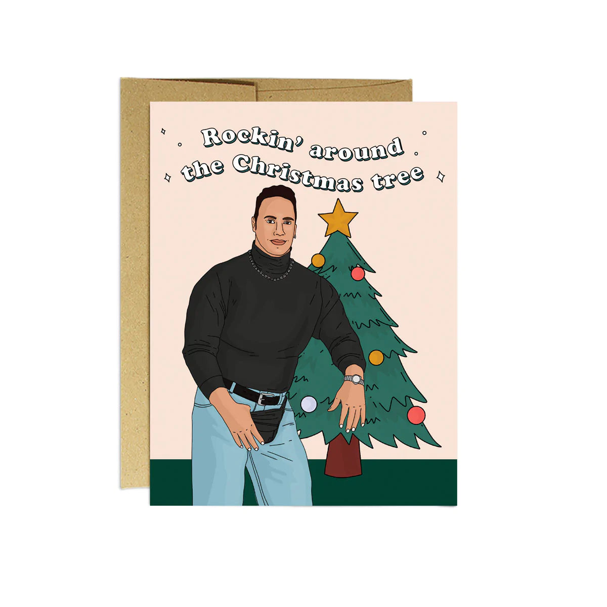 Dwayne 'Rockin' Around The Tree' Card