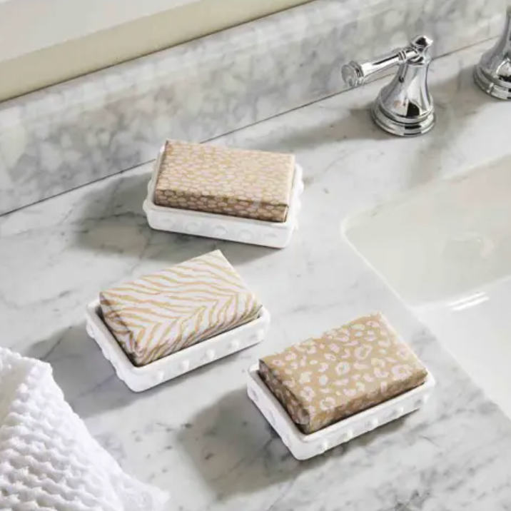 Dot Beaded Soap Set