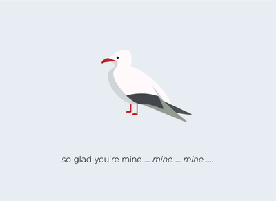So glad you're mine... mine... mine... Card - Catalyst & Co