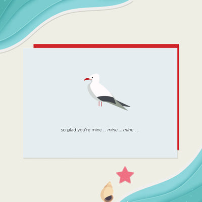 So glad you're mine... mine... mine... Card