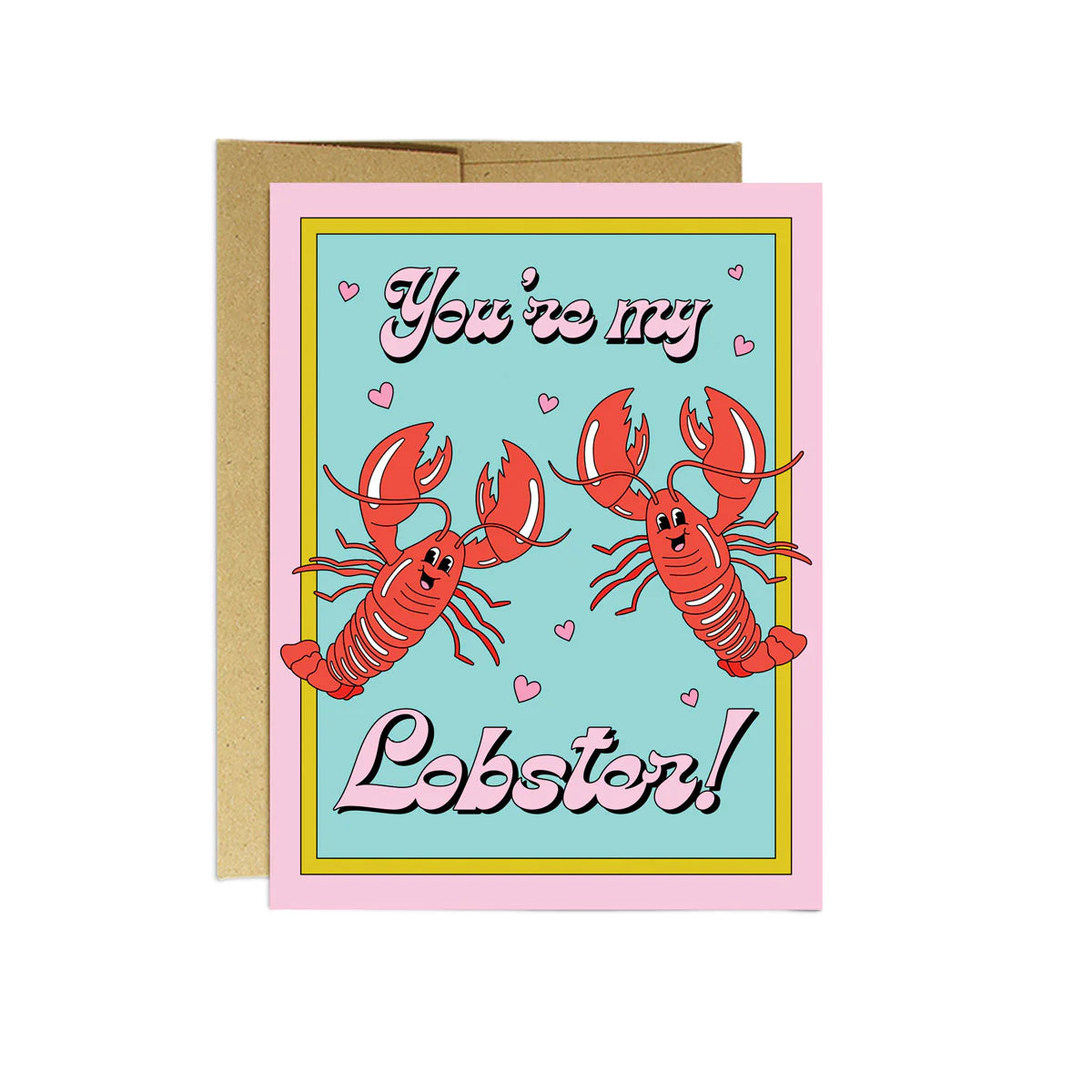'You're My Lobster' Card