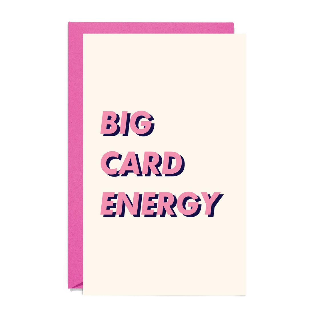 Big Card Energy Card - Catalyst & Co