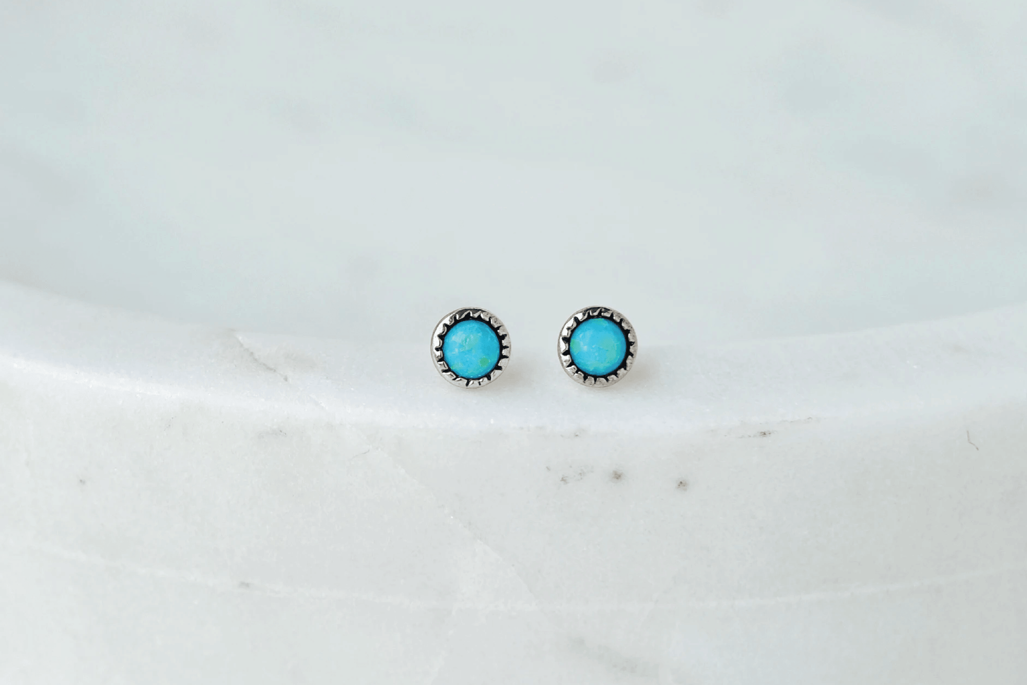Azure Opal Earrings - Catalyst & Co