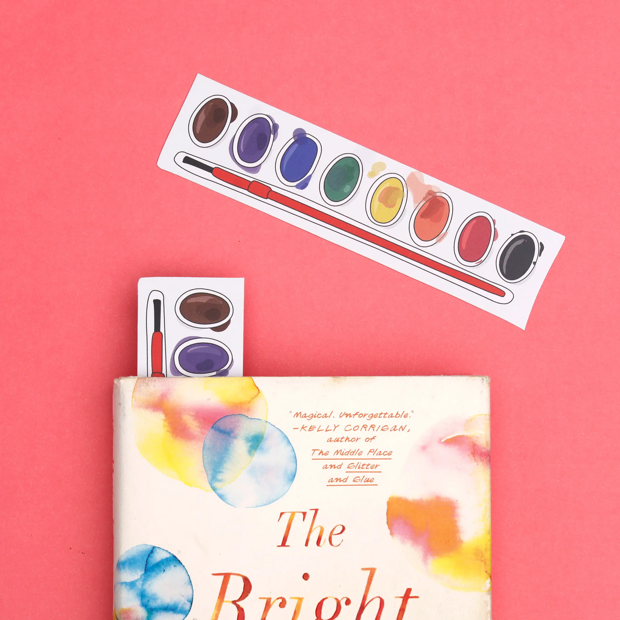 Watercolour Paint Tray Bookmark