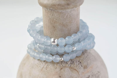 8mm Blue Agate Bracelet - Catalyst & Co