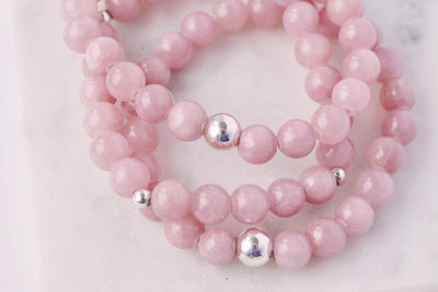 8mm Pink Blush Jade Bracelet - Catalyst & Co