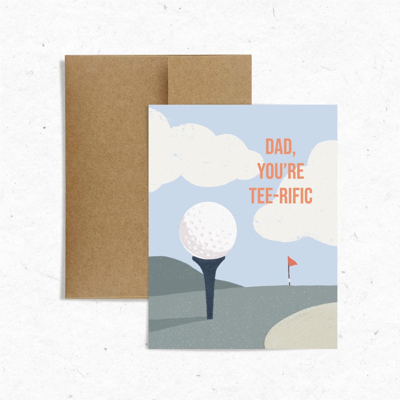 Dad You're Tee-rific Card - Catalyst & Co