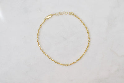 Gold Flourish Chain Bracelet - Catalyst & Co