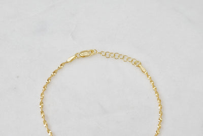 Gold Flourish Chain Bracelet - Catalyst & Co