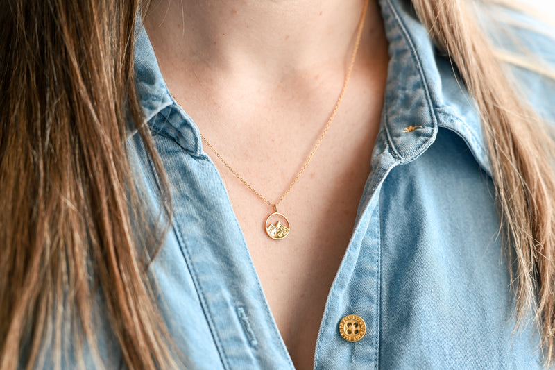 Gold Mountain Necklace