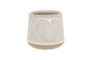 Large White Love Pot