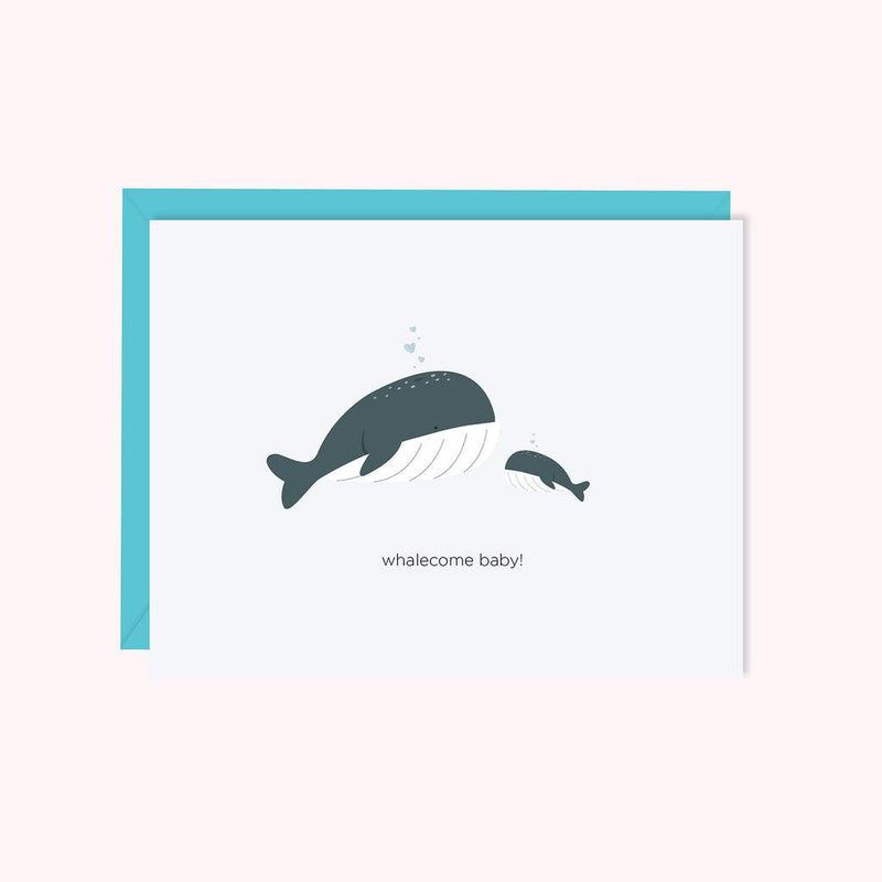 Whalecome Baby Card - Catalyst & Co