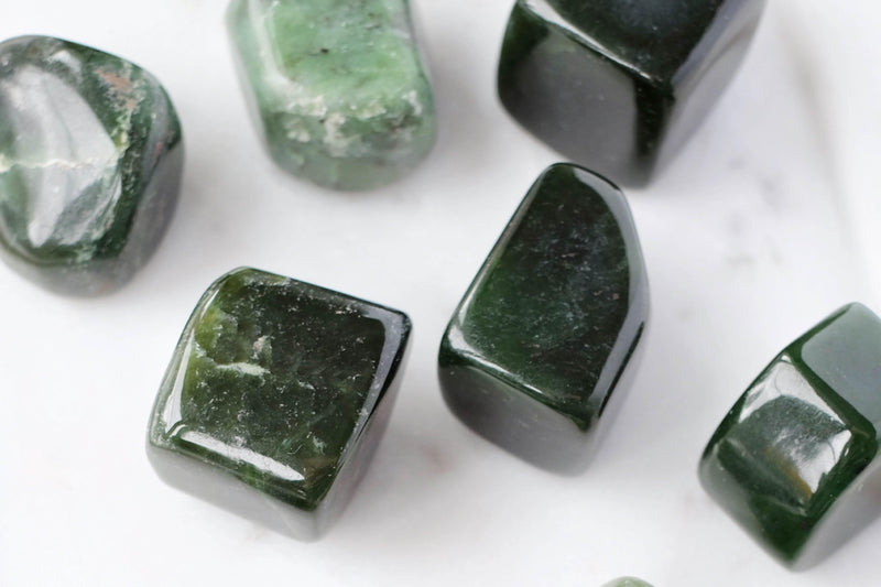 Jade Nephrite Tumbled Stone - Catalyst & Co