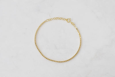 Gold Mavis 2mm Chain Bracelet - Catalyst & Co