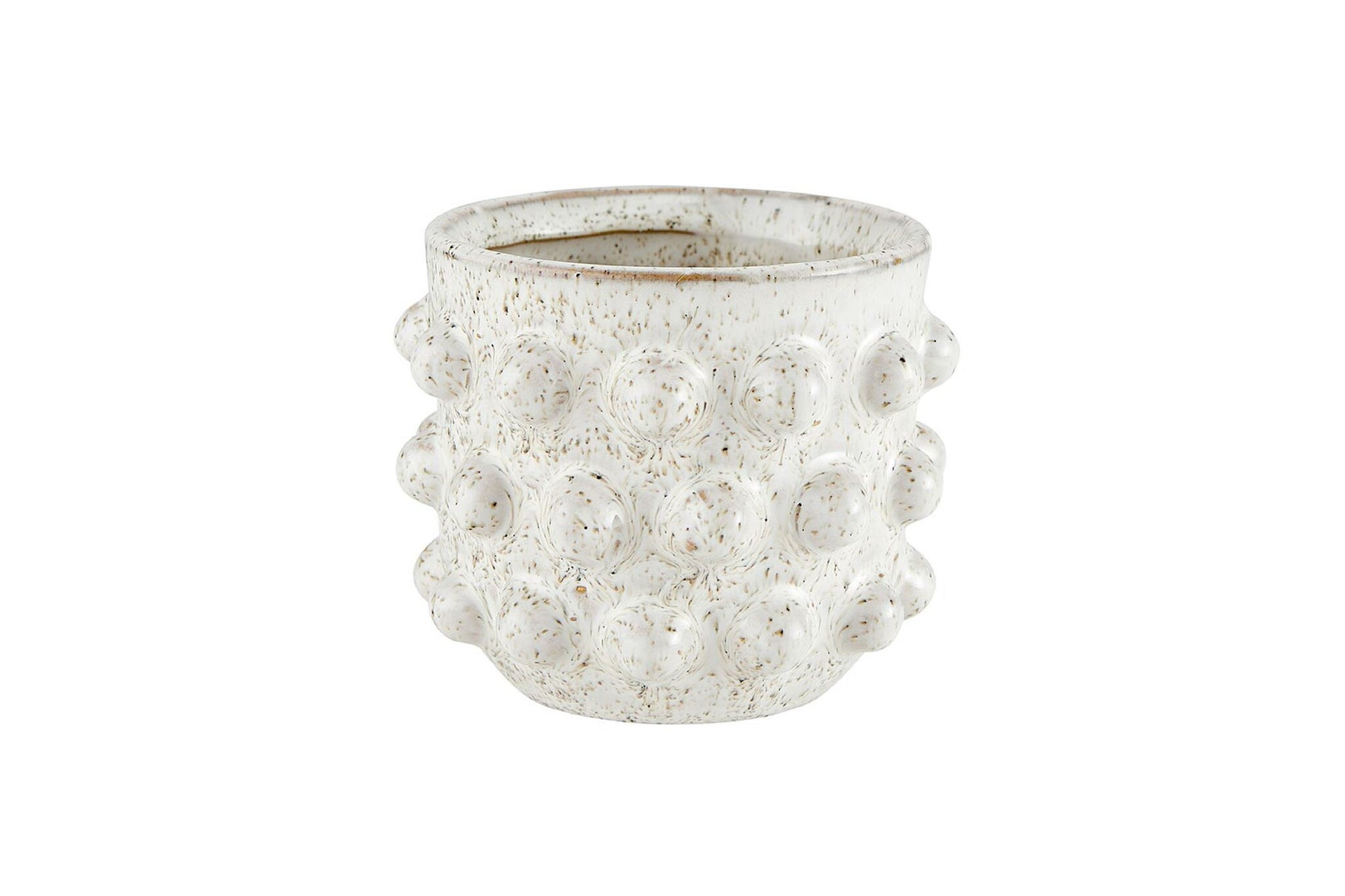 Small White Dot Pot