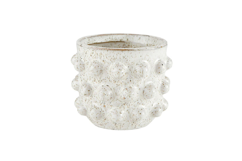 Small White Dot Pot
