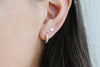 Croissant Half Hoop Earrings