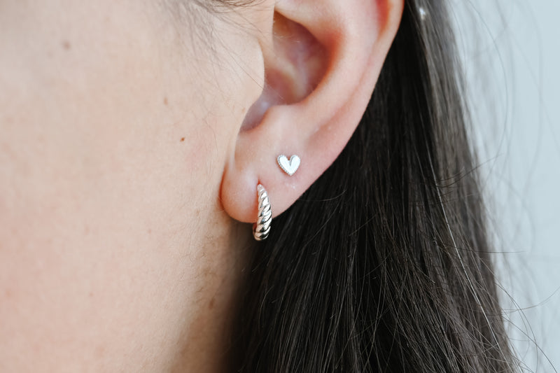 Croissant Half Hoop Earrings