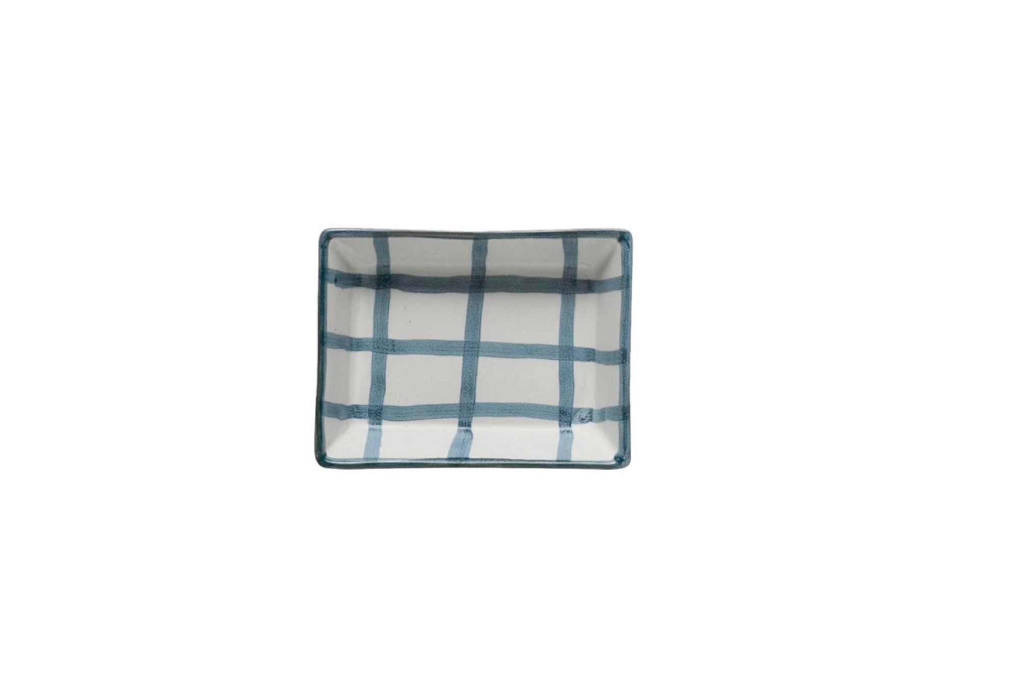 Mini Hand-Painted Grid Tray