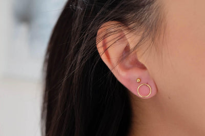 Gold Filled Forever Whole Studs - Catalyst & Co